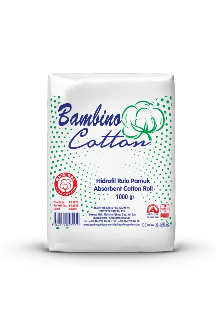 Hidrofil Rulo Pamuk 1 kg - Görsel 1
