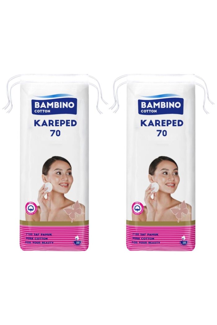 Kare Makyaj Pamuğu 70'li 2'li Paket - Görsel 1